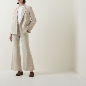 Talia Flared Cropped Trousers
