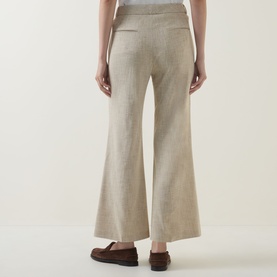 Talia Flared Cropped Trousers
