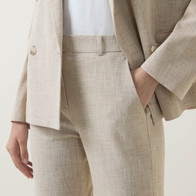 Talia Flared Cropped Trousers