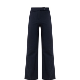 Talia-Crop1 Mid-Rise Flared Trousers