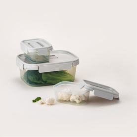 Nest'n'Lock 5-Piece Sage Container Set
