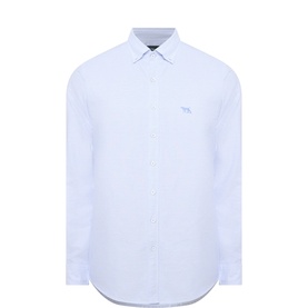 Check Pointer Logo Oxford Shirt