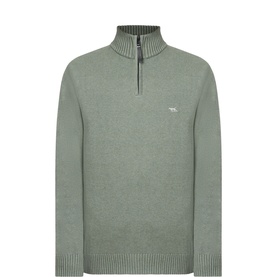Merrick Bay Logo Half-Zip Sweater