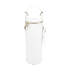 Champagne Bottle Bag Pebble White