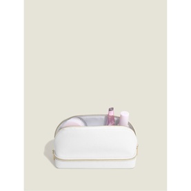 Cosmetic & Jewellery Bag Pebble White