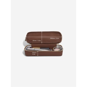 Raffia Cosmetic Bag Tan