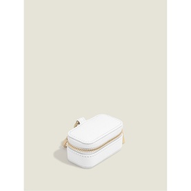 Petite Ring Box for Dog Collars Pebble White