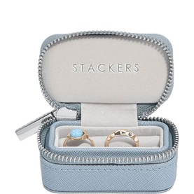 Petite Ring Box Dusky Blue