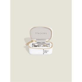Petite Ring Box Pebble White