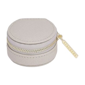Oyster Travel Jewellery Box Taupe