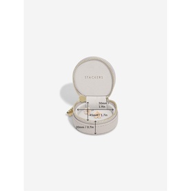 Oyster Travel Jewellery Box Taupe