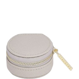 Oyster Travel Jewellery Box Taupe