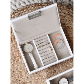 Mini Jewellery Box Lid White