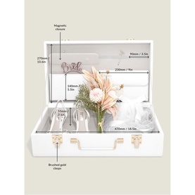 Memory Storage Trunk Pebble White