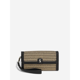Raffia Purse Black
