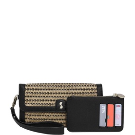 Raffia Purse Black