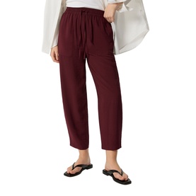 Tie Front Drawstring Trousers