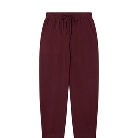 Tie Front Drawstring Trousers