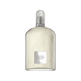 Tom Ford Eau de Grey Vetiver Eau de Toilette, ribbed glass bottle with silver cap and label
