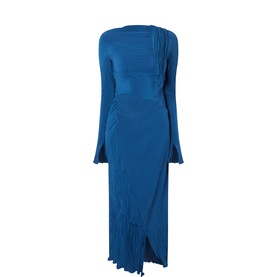 Fitted Pliss&eacute; Dress