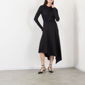 Asymmetric Wrap Dress