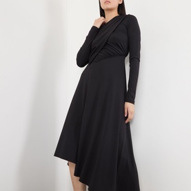 Asymmetric Wrap Dress