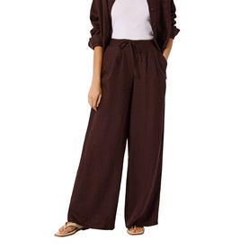 Linen Wide Leg Trousers