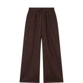 Linen Wide Leg Trousers