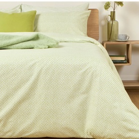 Willow Printed Duvet Set Green