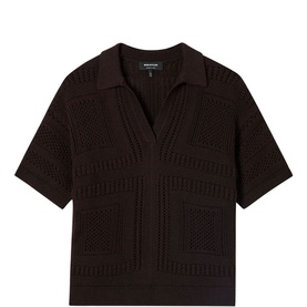 Crochet Polo Shirt
