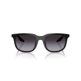 Vogue Eyewear square sunglasses in matte black with gradient grey lenses and black temples
