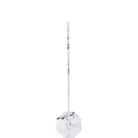 Octagon One Rechargeable Desk Lamp White Marble