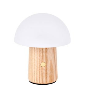 Super Mini Alice Mushroom Lamp White Ash