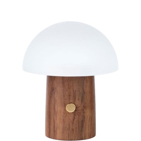 Super Mini Alice Mushroom Lamp Walnut