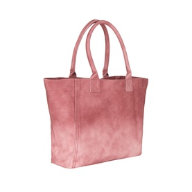 Isabel Marant raspberry cotton tote bag with dual top handles and structured silhouette, subtle distressed finish