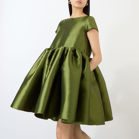 Puff Mini Dress
