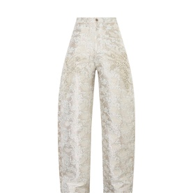 Brocade Embellished Boyfriend Trousers