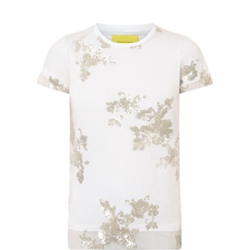 Sequin Embroidered Layered T-Shirt