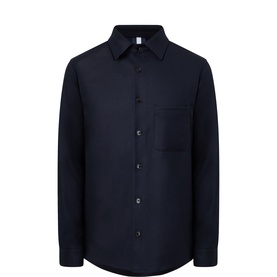 Melton Solid Overshirt