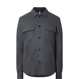 Peached Flap Pocket Overshirt