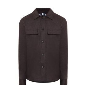 Peached Flap Pocket Overshirt
