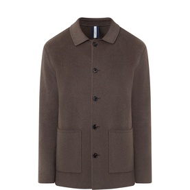 Solid Patch Pocket Overshirt