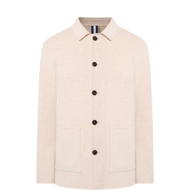 Solid Patch Pocket Overshirt