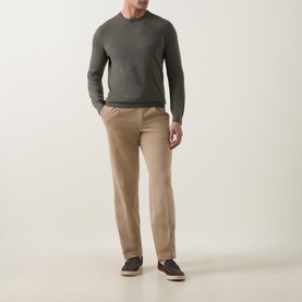 Corduroy Straight Leg Trousers