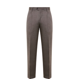 Mouline Pleated Trousers