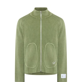 Fisherman Script Logo Zip Sweater