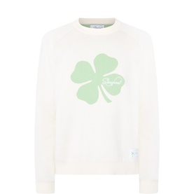 Clover Script Sweater