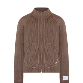 Fisherman Script Logo Zip Sweater