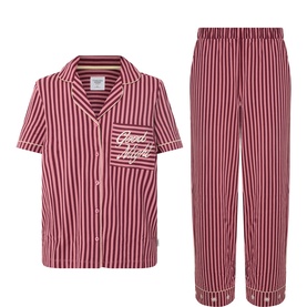 Good Night Striped Long Pyjamas