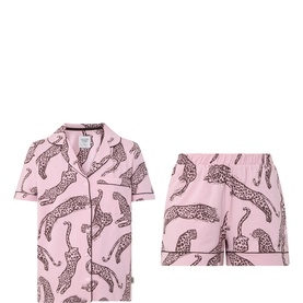 Leopard Short Pyjama Set